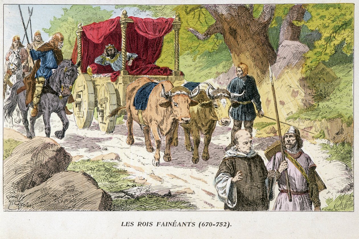 De luie koningen (670 - 752) door French School