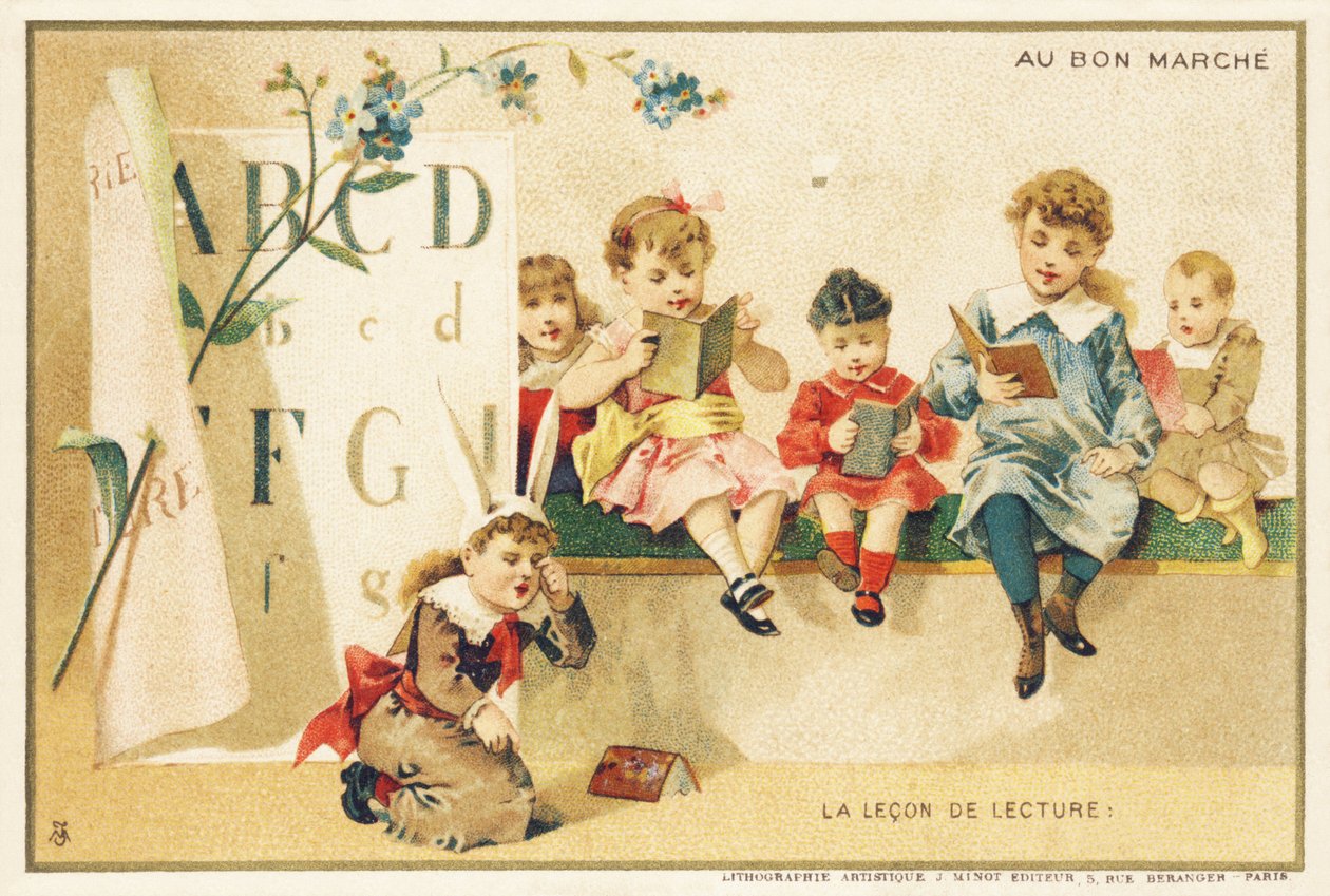 De Leesles, Parijs, ca. 1900 door French School