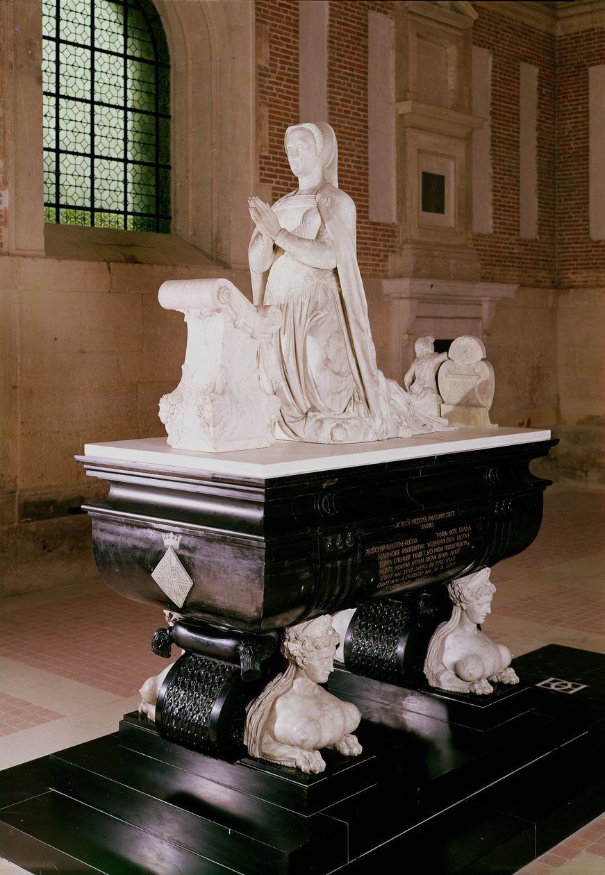 Graf van Diane de Poitiers (1499-1566) door French School