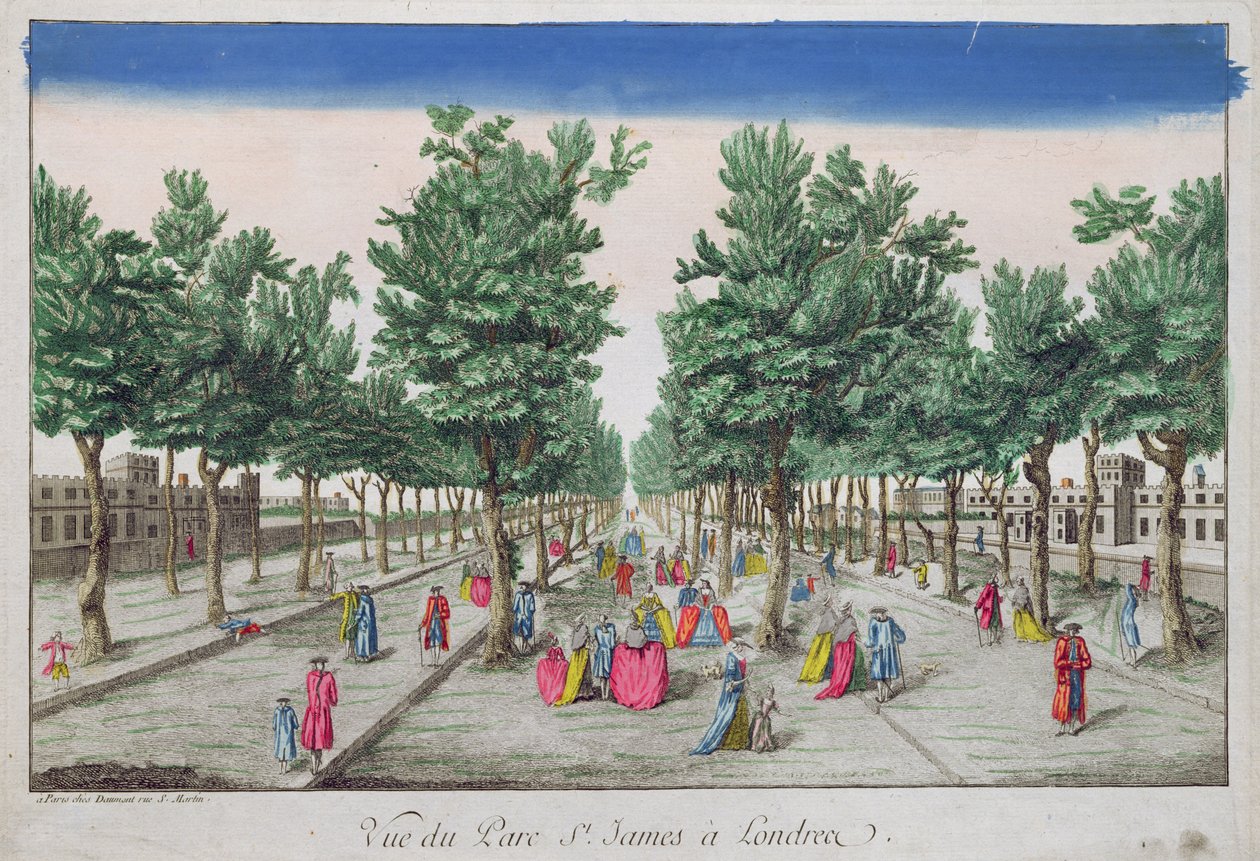 Uitzicht op St. James Park, Londen door French School
