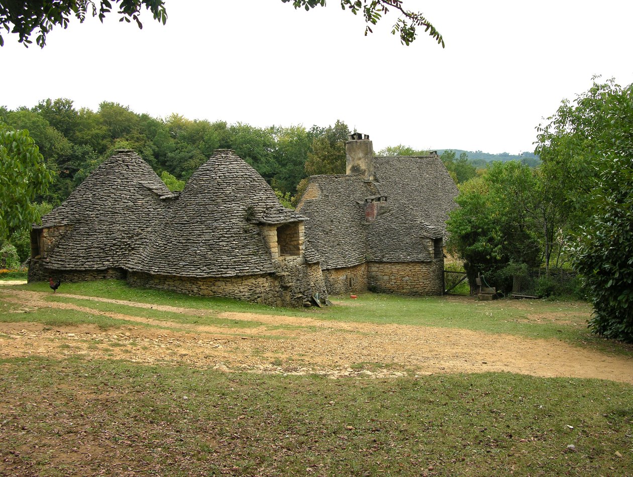 Uitzicht op de Cabanes de Breuil door French School