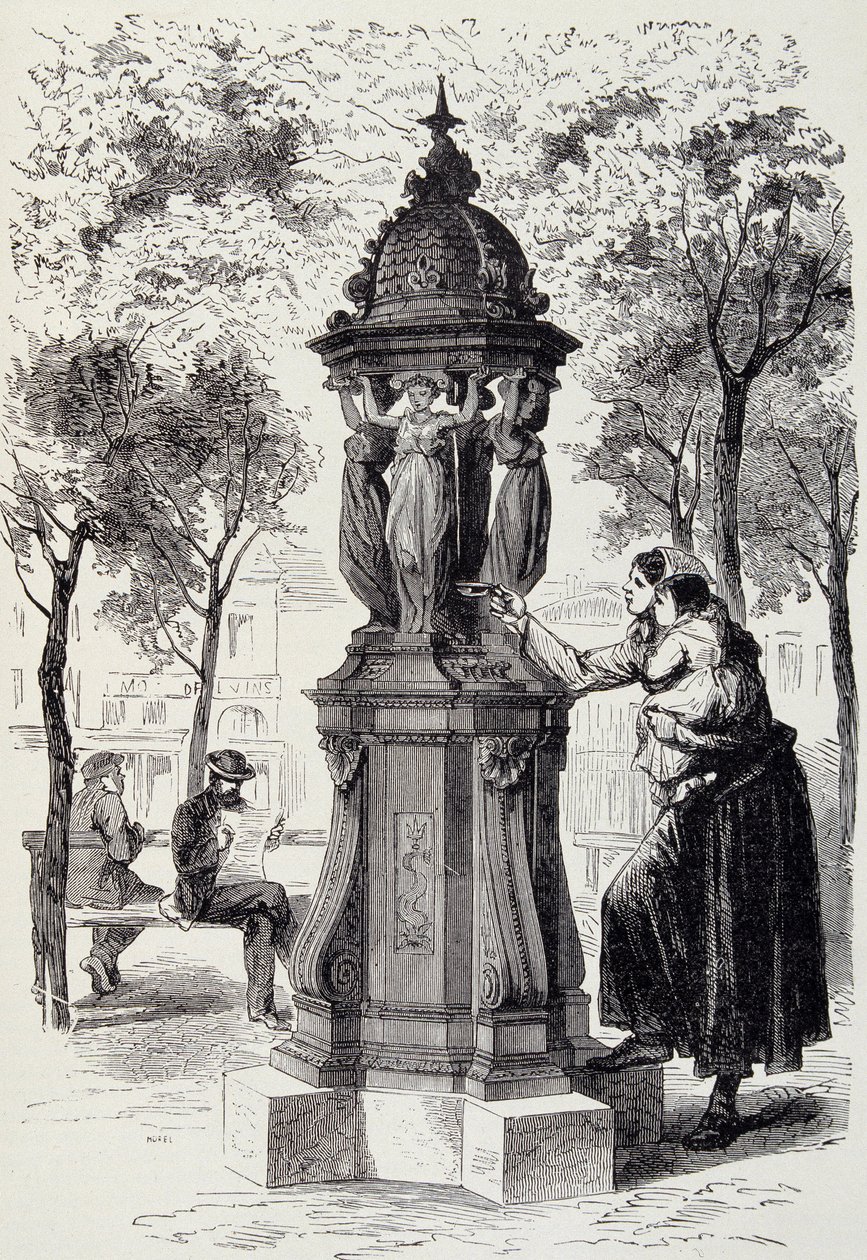 Wallace Fontein door French School