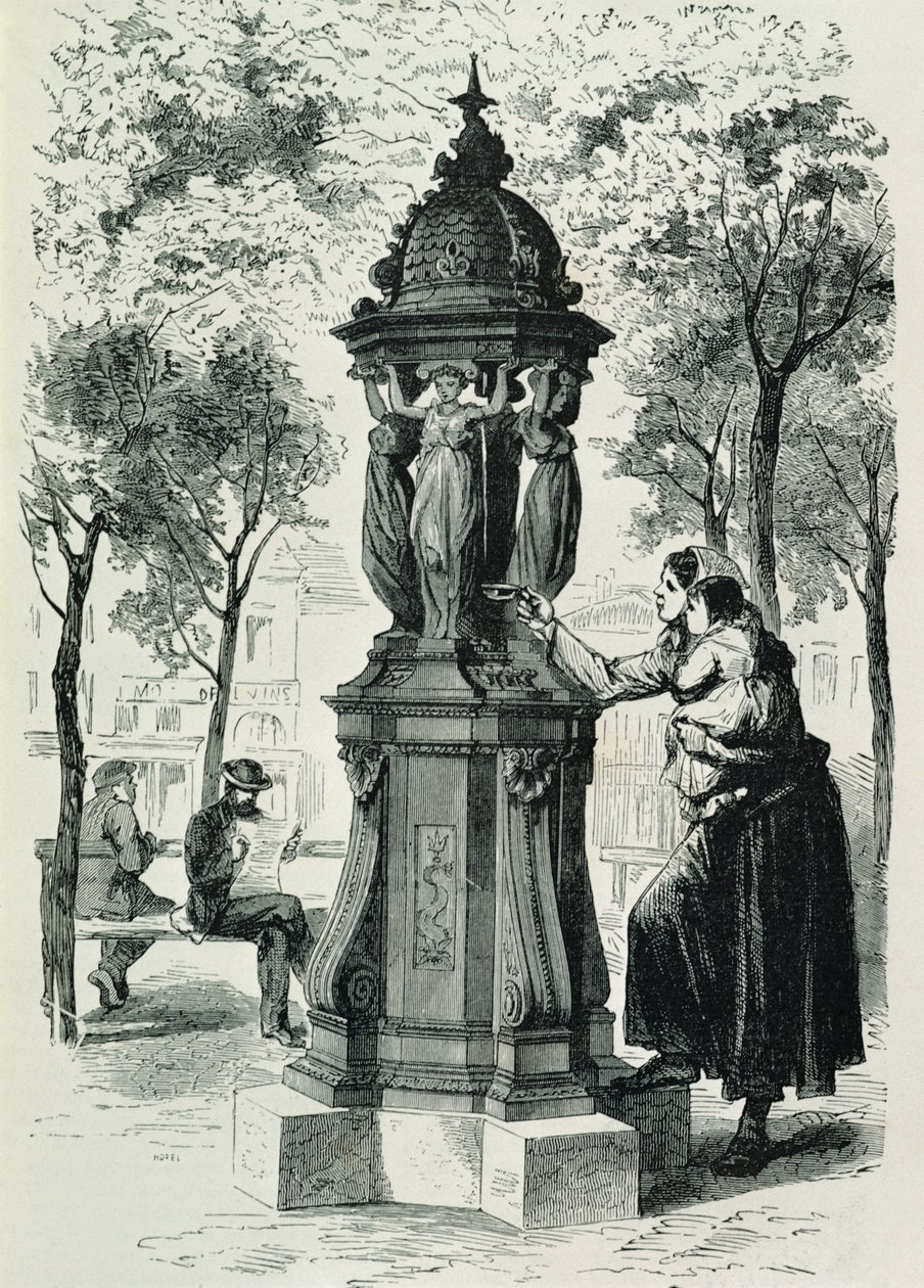 Wallace Fontein, 1872 door French School