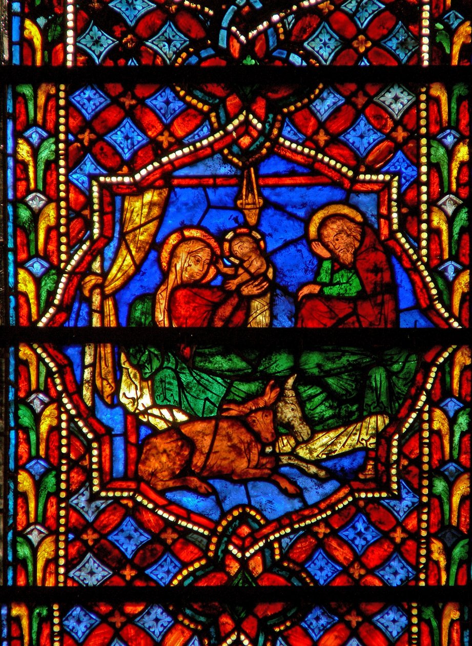 De geboorte van Christus door French School