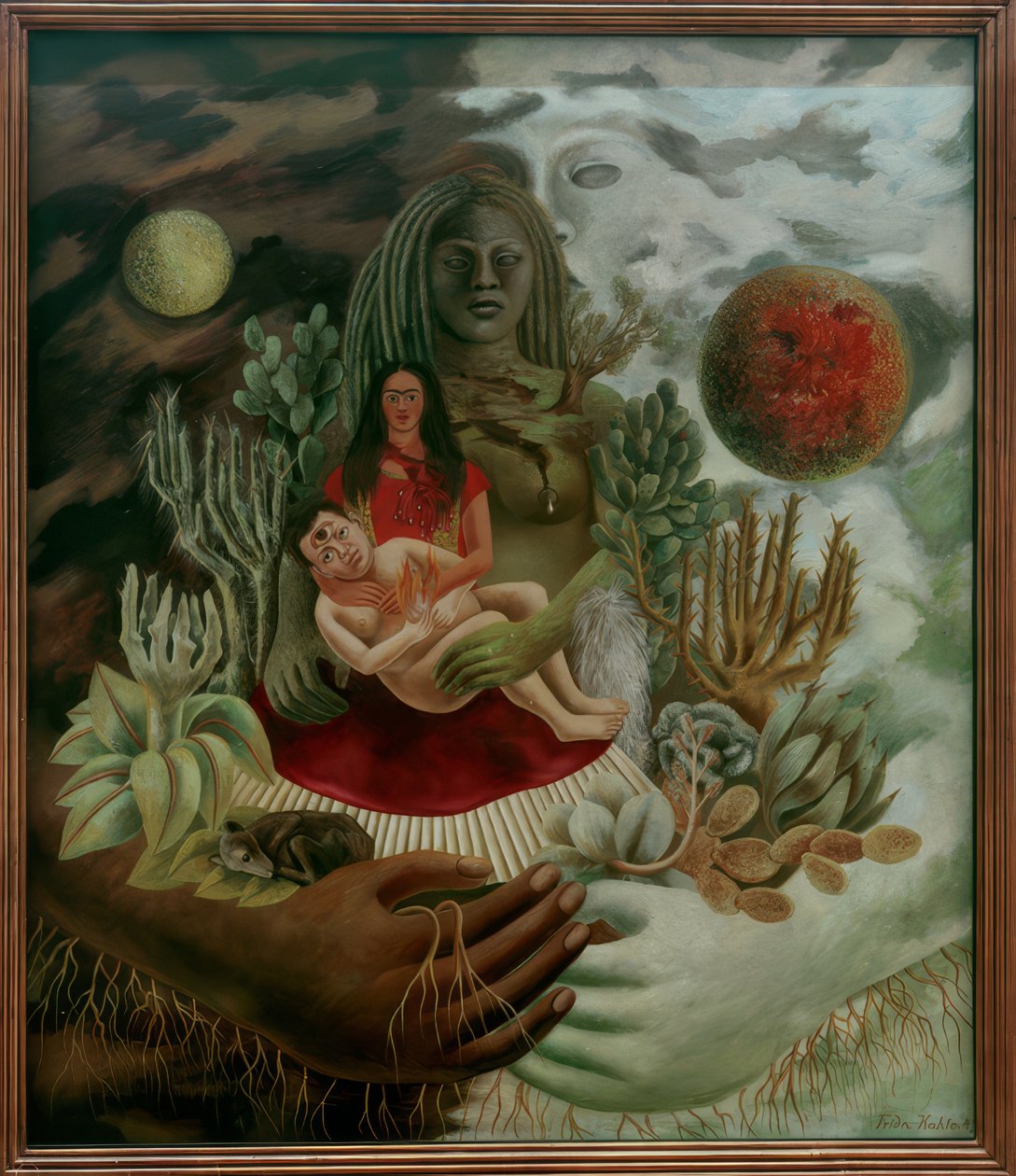 De liefdesomhelzing van het universum... door Frida Kahlo