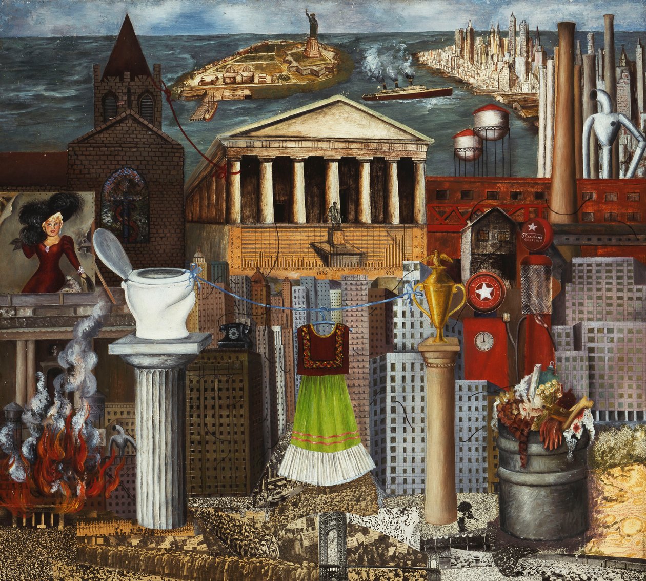 Mijn jurk hangt hier door Frida Kahlo