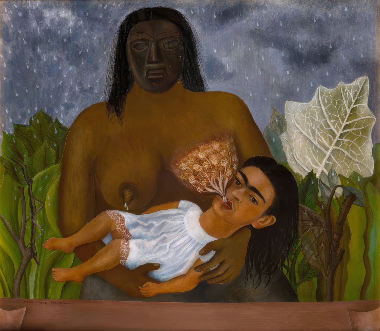 Mijn verpleegster en ik door Frida Kahlo