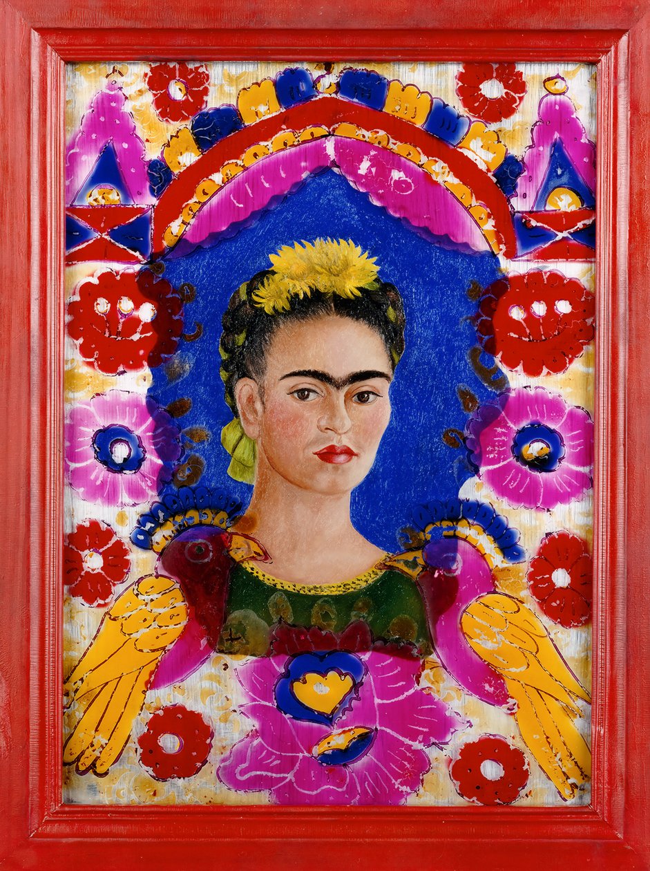 Het frame (zelfportret) door Frida Kahlo