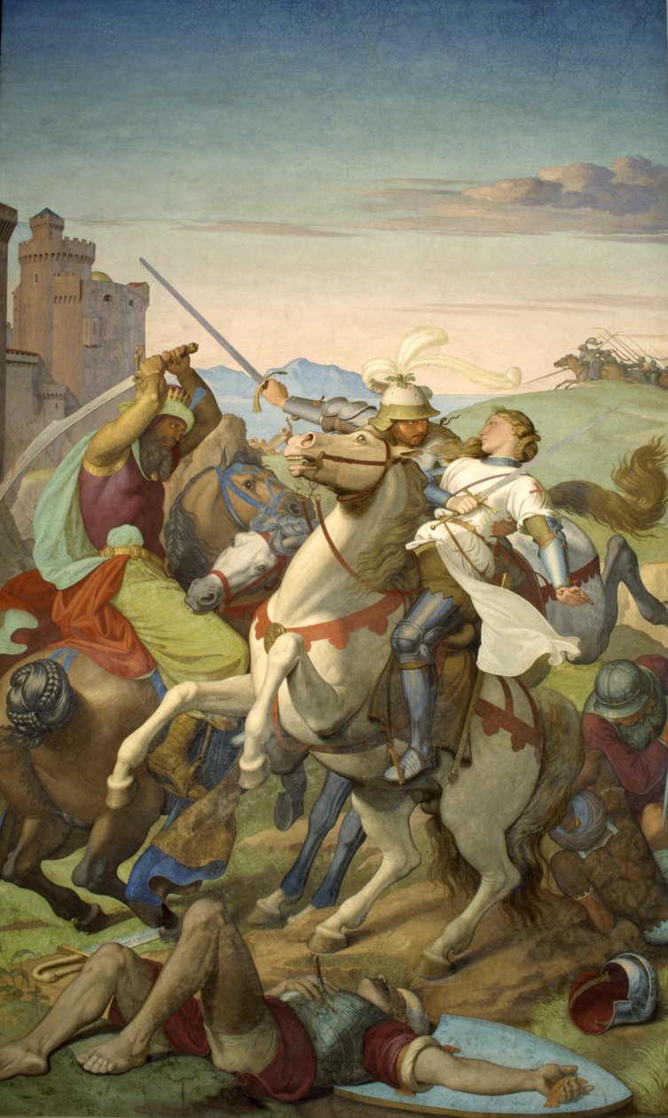 Odoardo en Gildippe door Friedrich Overbeck