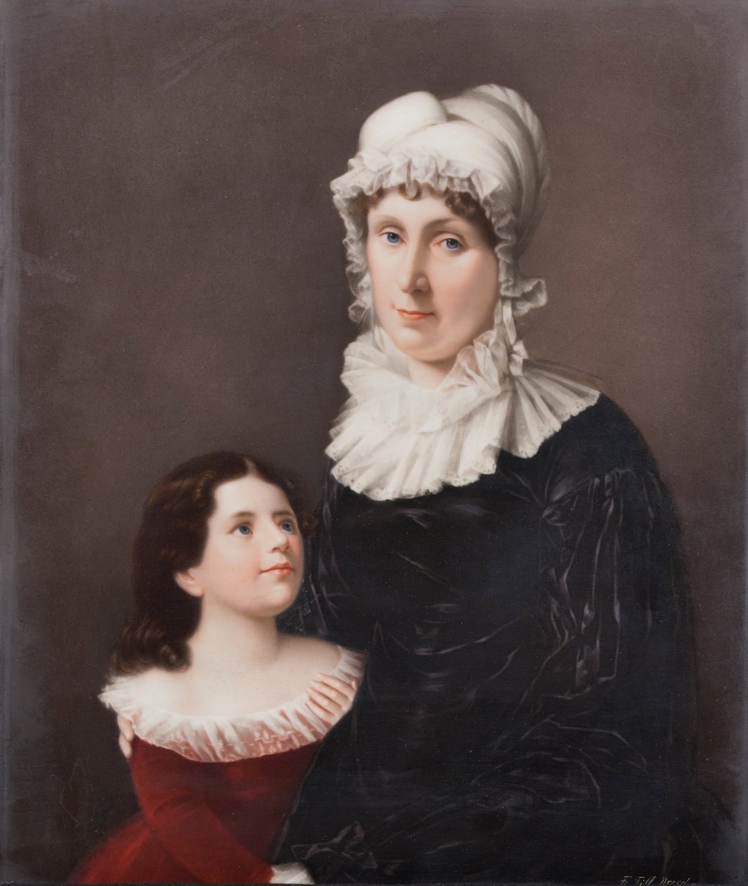 Lucretia Elizabeth Hanneby (Morgan) en Judith Livingston door Friedrich Till