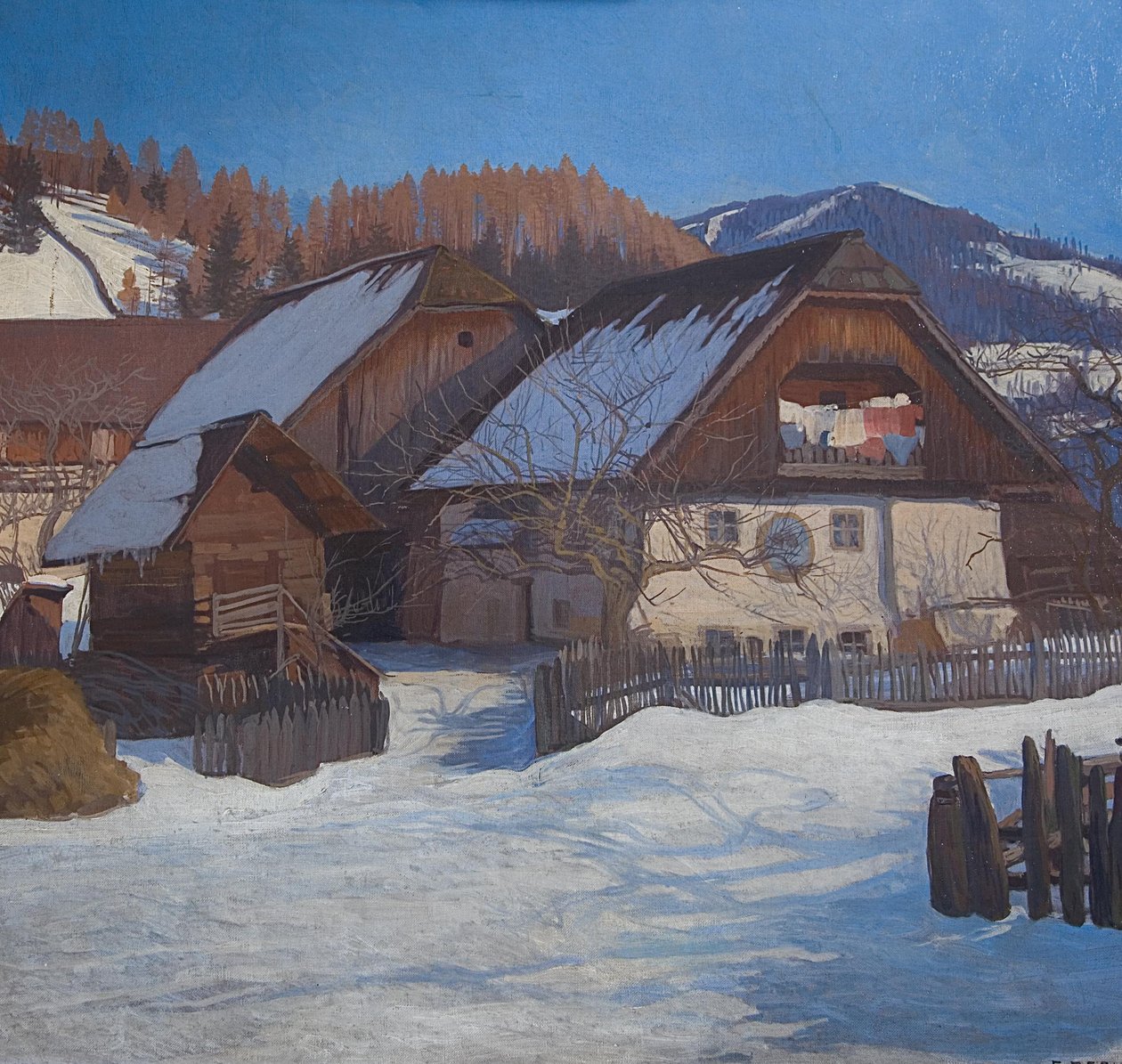 Boerderij door Friedrich Beck