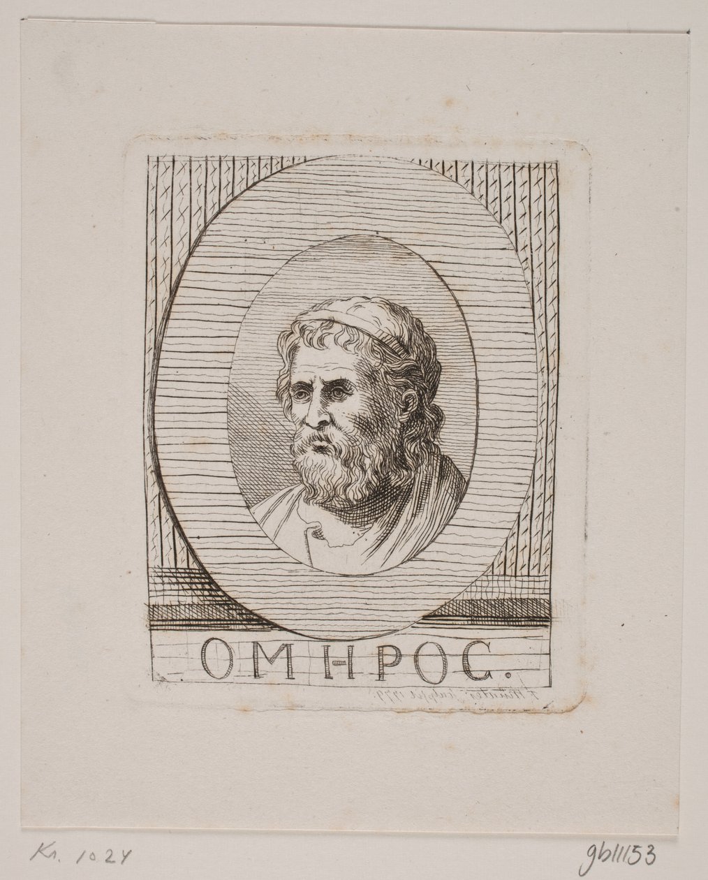 Homerus door Friedrich Münter