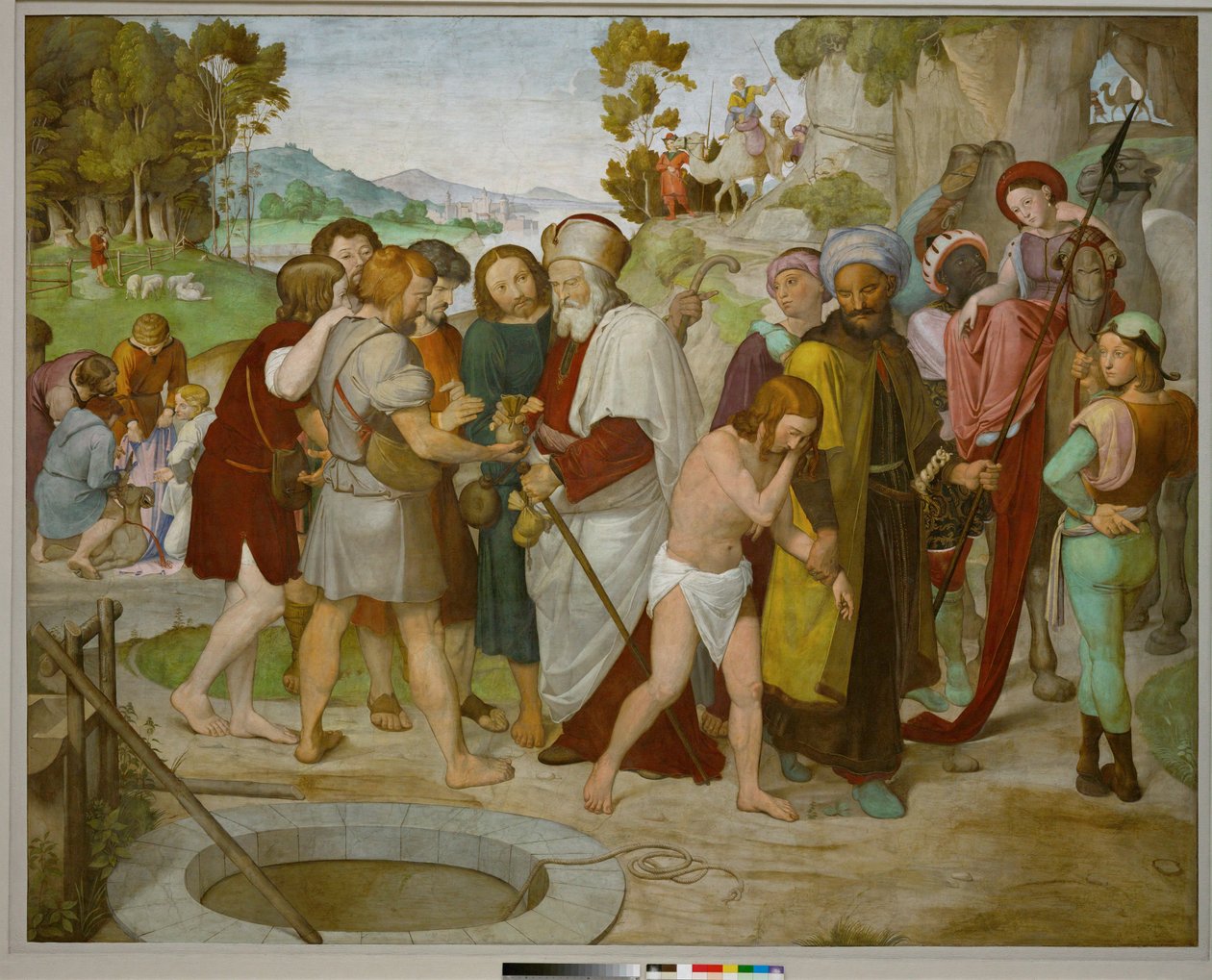 Jozef verkocht in gevangenschap ... door Friedrich Overbeck