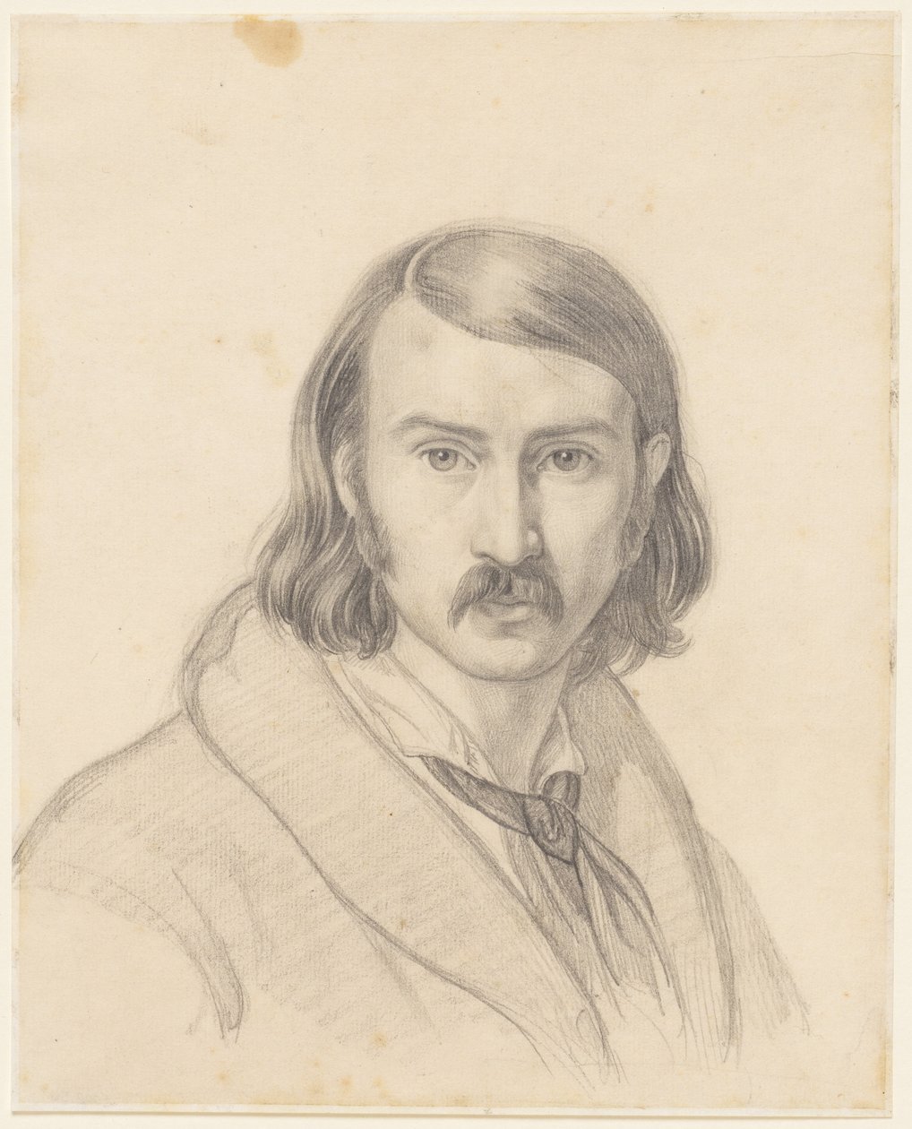 Zelfportret, 1838 door Friedrich Preller