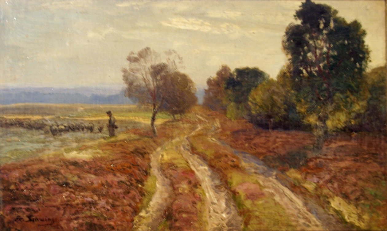 De Heideweg door Friedrich Schwinge