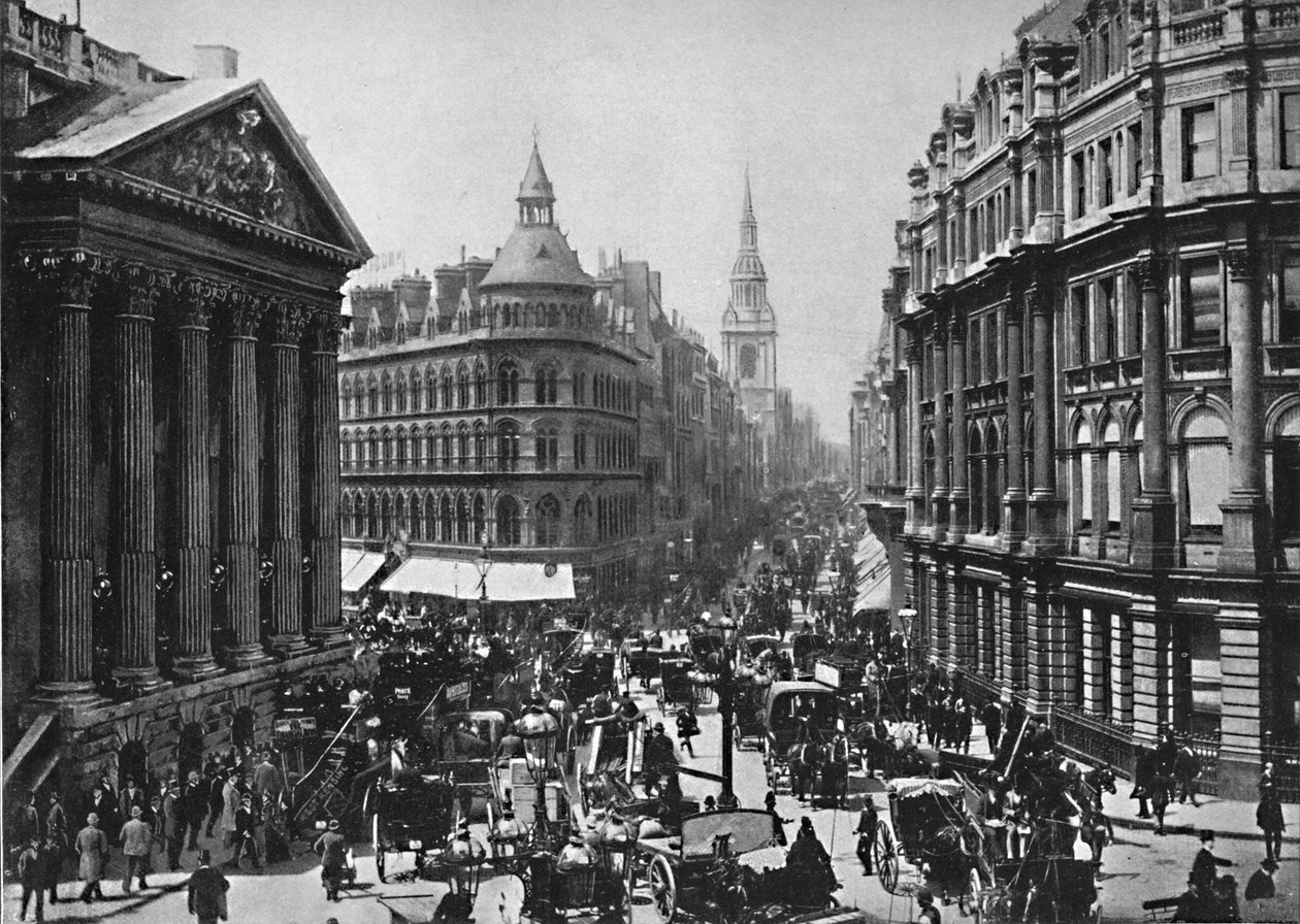 The Mansion House en Cheapside, ca. 1896 door Frith and Co