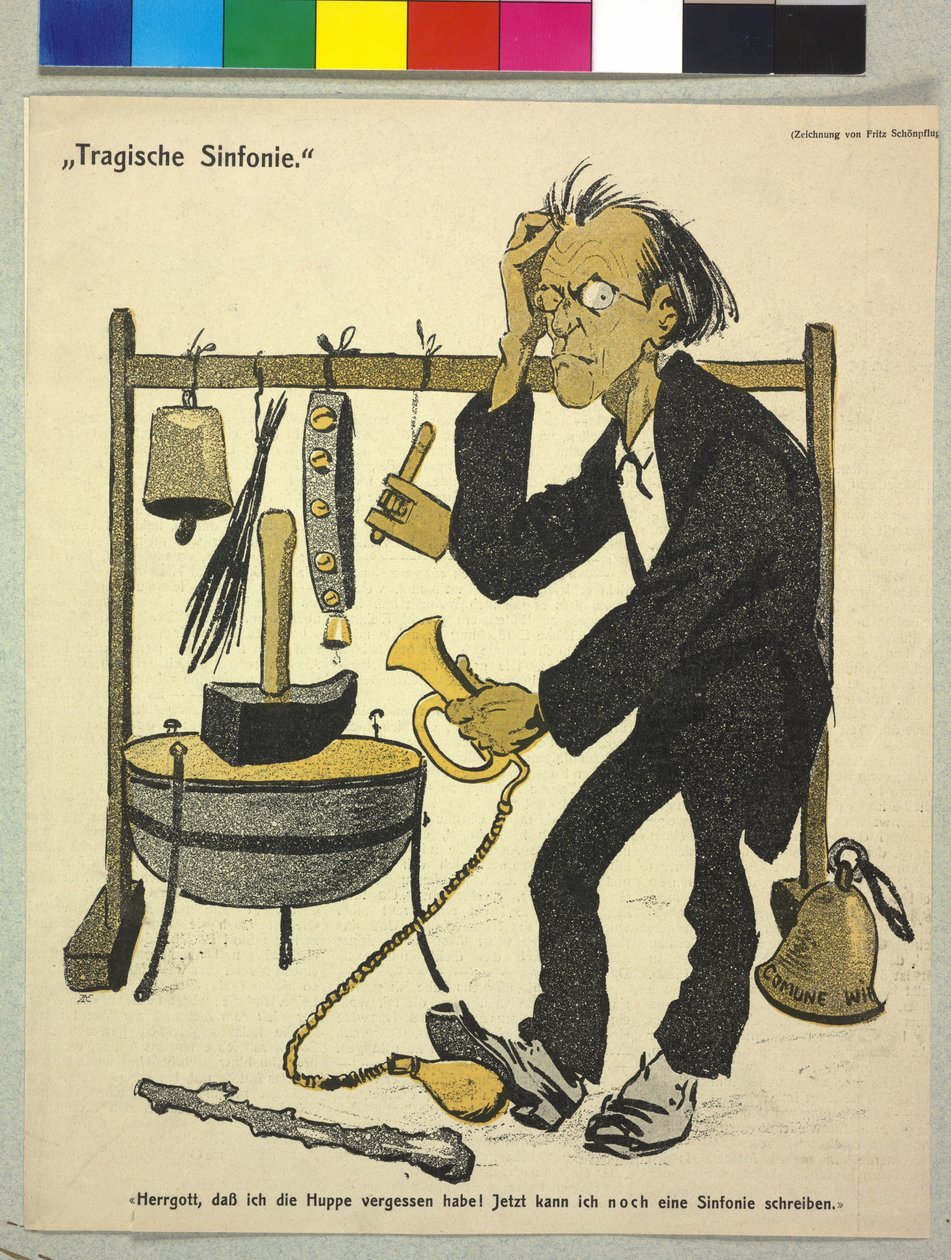 Gustav Mahler door Fritz Schonpflug