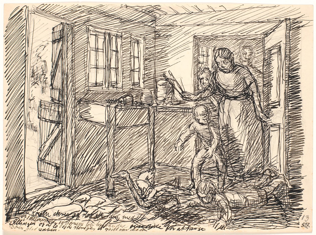De vrouw schreeuwde... door Fritz Syberg