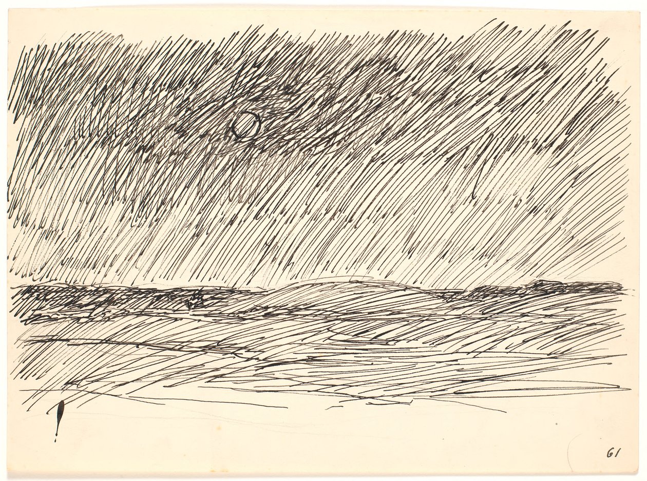 Landschap door Fritz Syberg