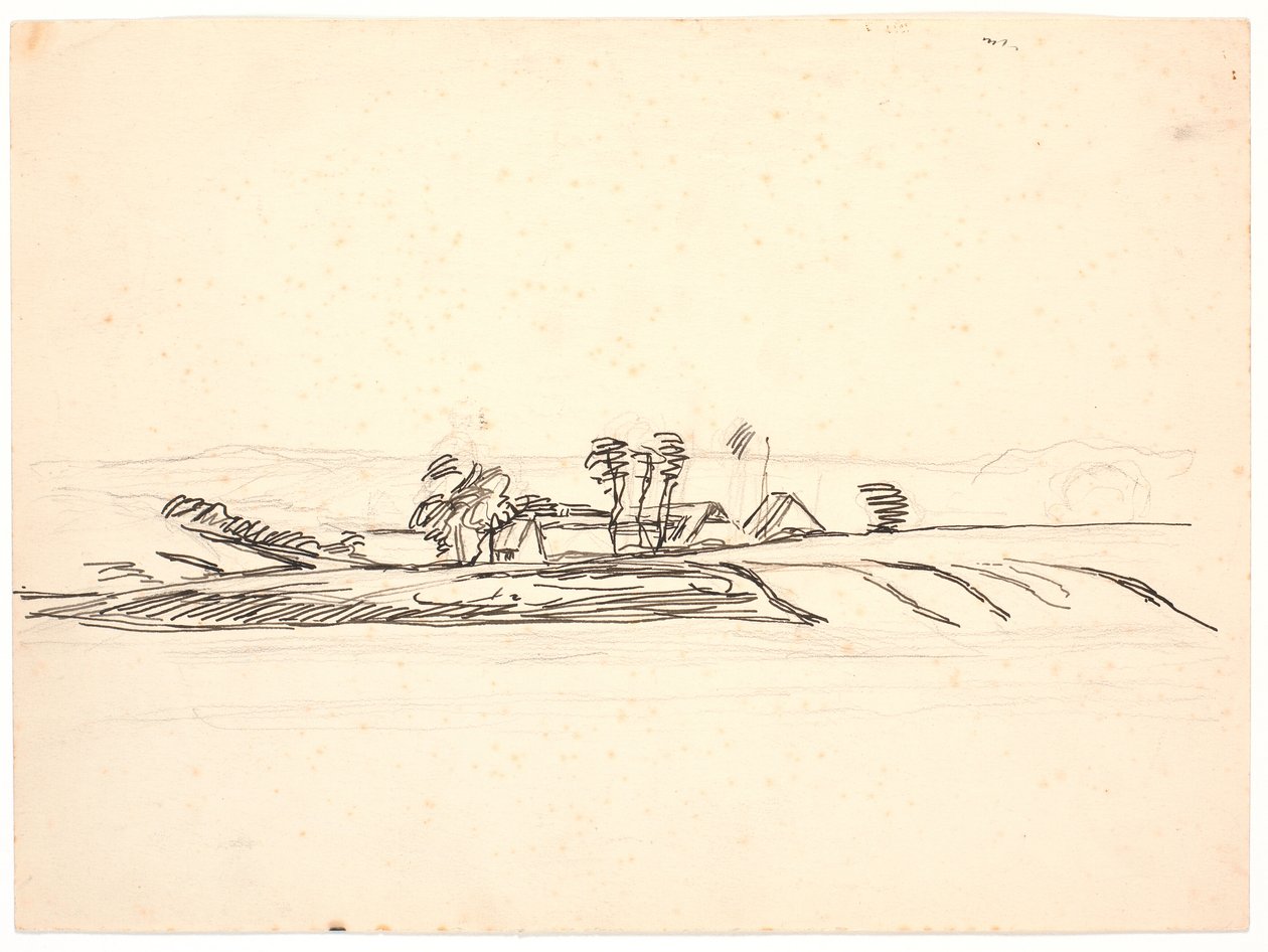 Landschap met een Boerderij door Fritz Syberg