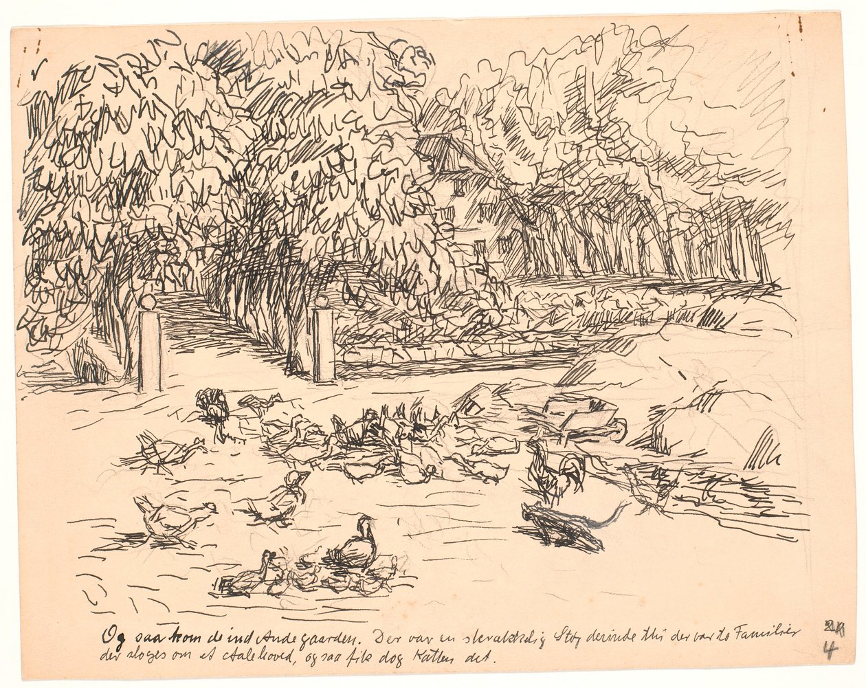 En toen kwamen ze in de eendenboerderij... door Fritz Syberg