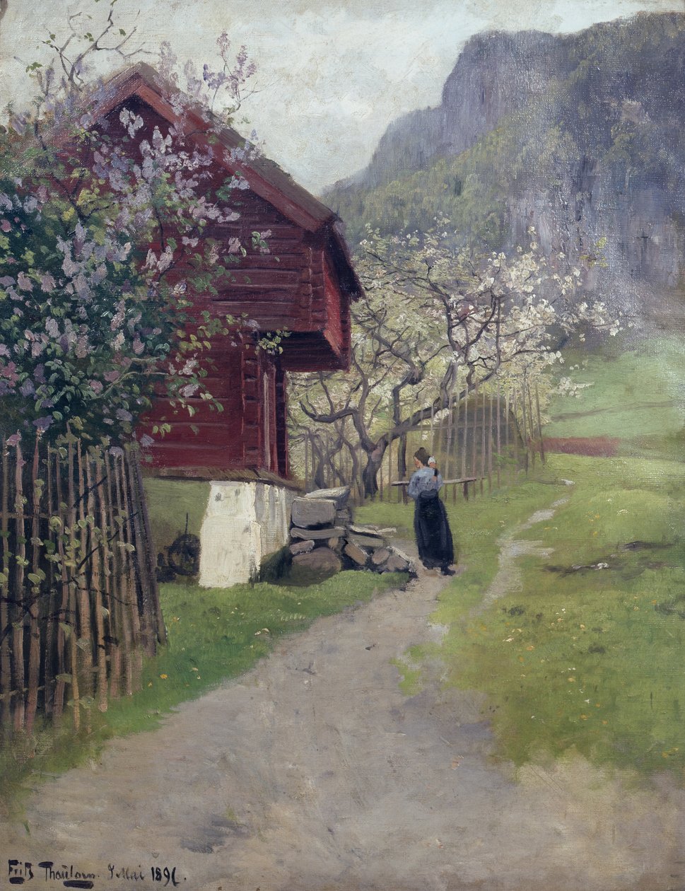 Van Asker door Fritz Thaulow