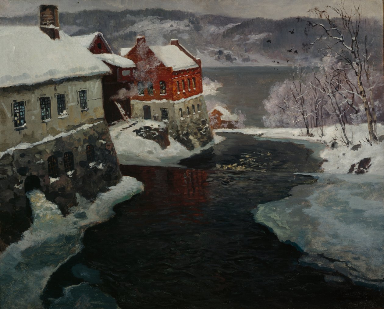 Van Mesna door Fritz Thaulow