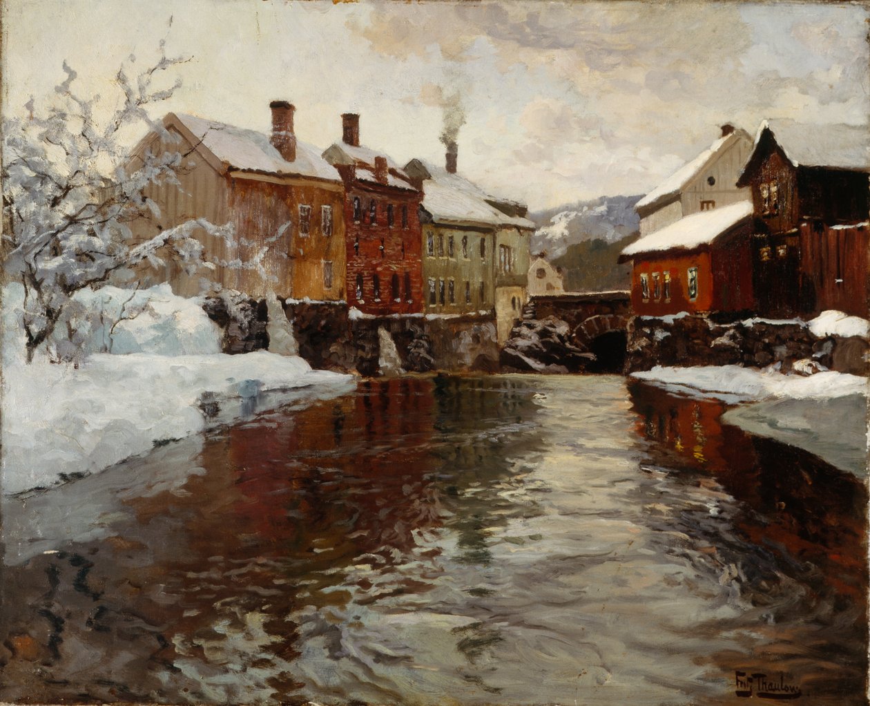 Geen titel door Fritz Thaulow