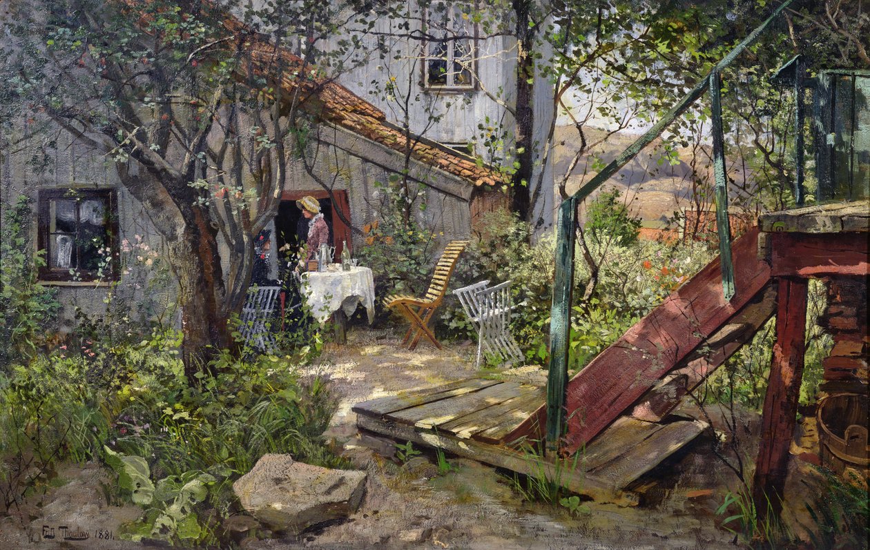 Zomerdag door Fritz Thaulow