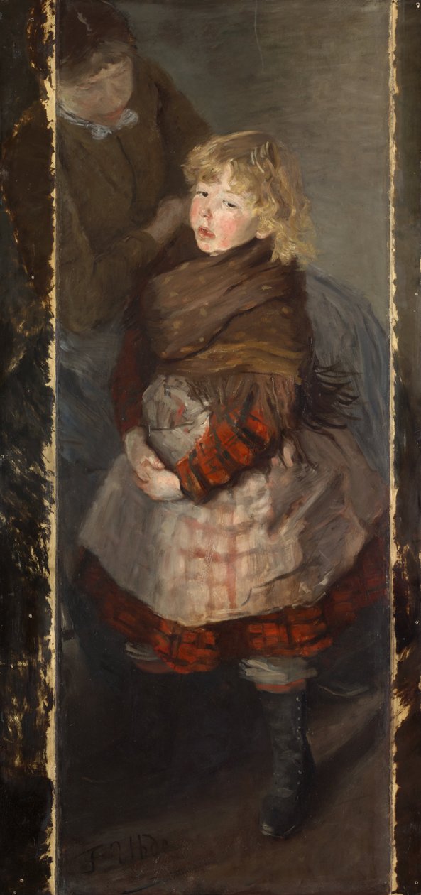 Moeder en kind door Fritz von Uhde
