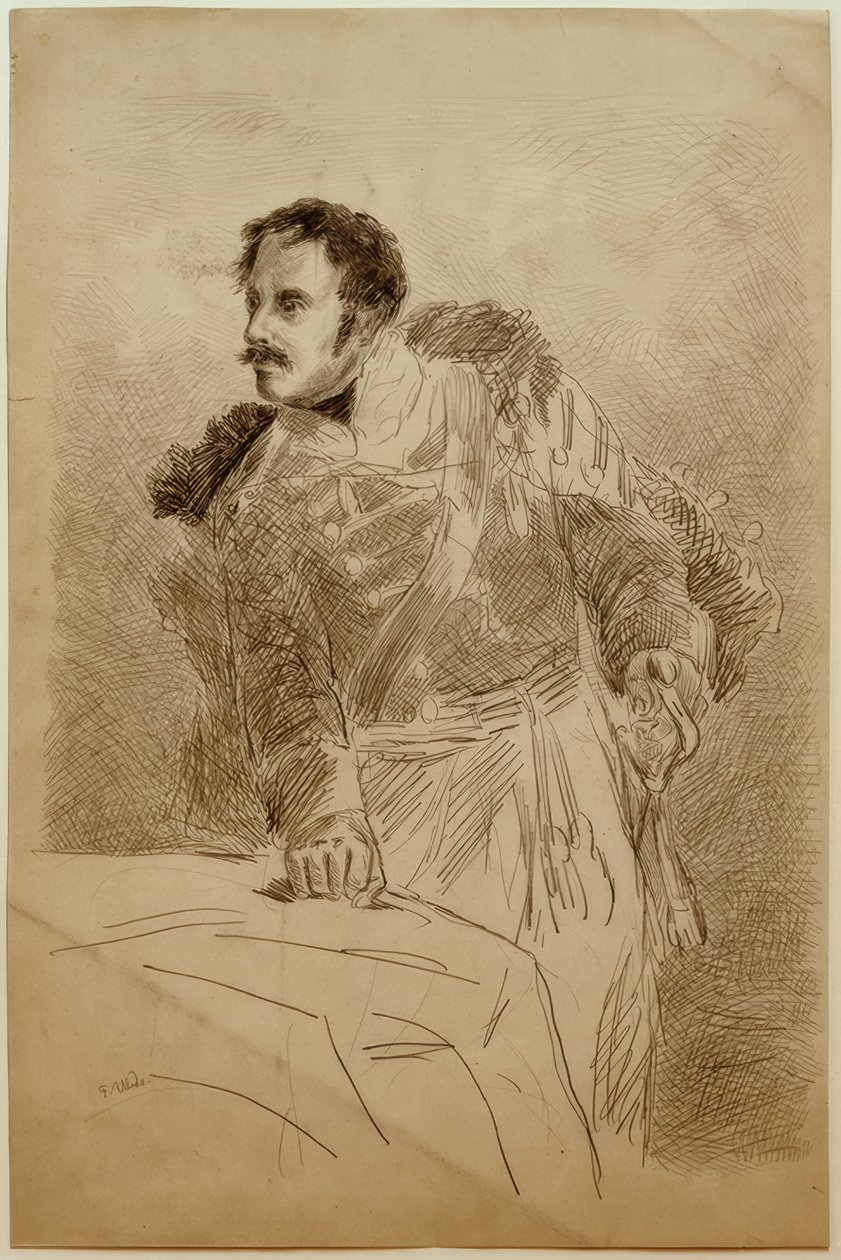 Soldaat door Fritz von Uhde