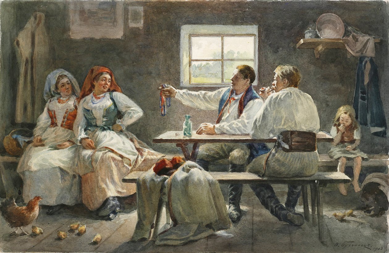 De Verleider door Fyodor Fyodorovich Buchholz