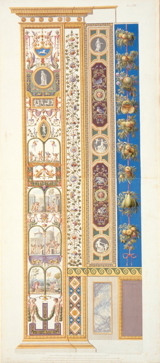 Paneel uit de Raphael Loggia in het Vaticaan, uit 