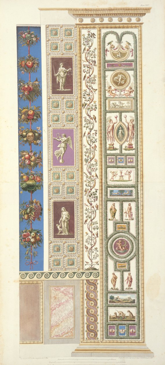 Paneel van de Raphael Loggia in het Vaticaan, uit 