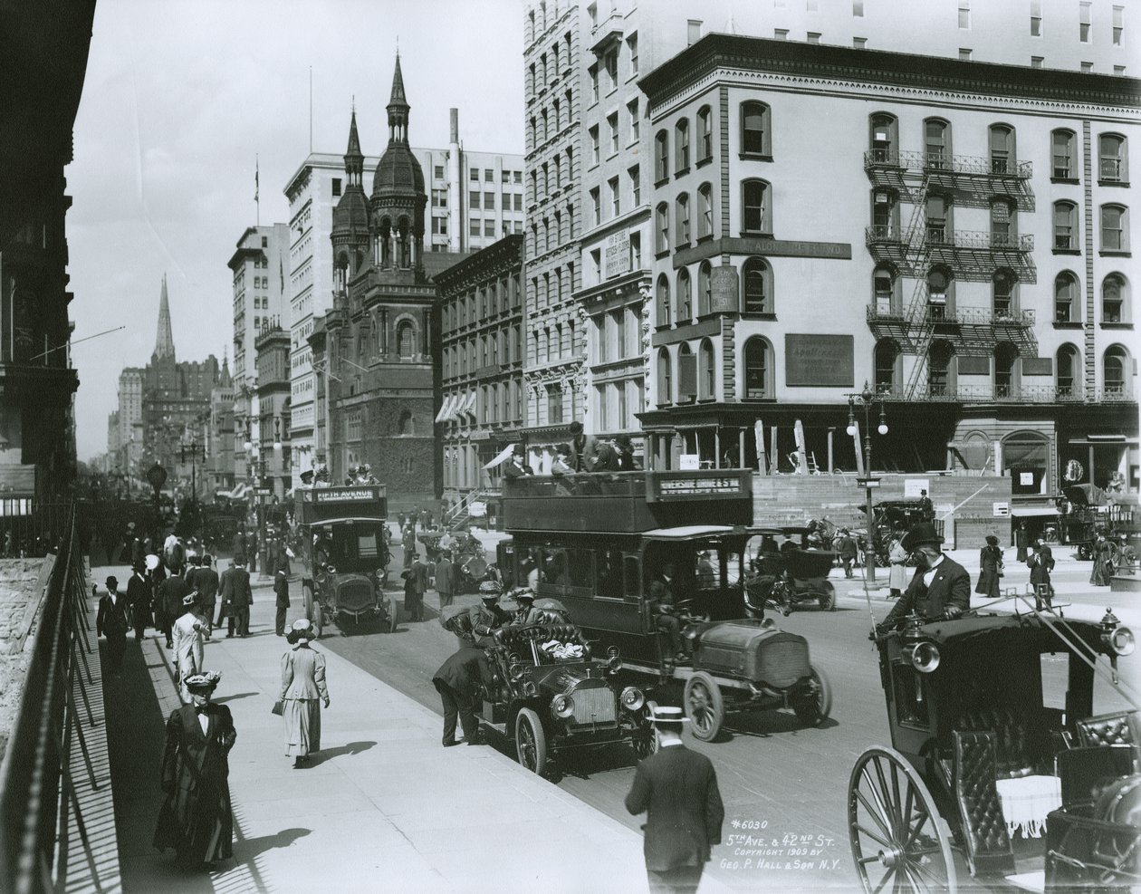 Fifth Avenue, 1909 door G.P. Hall und Sohn