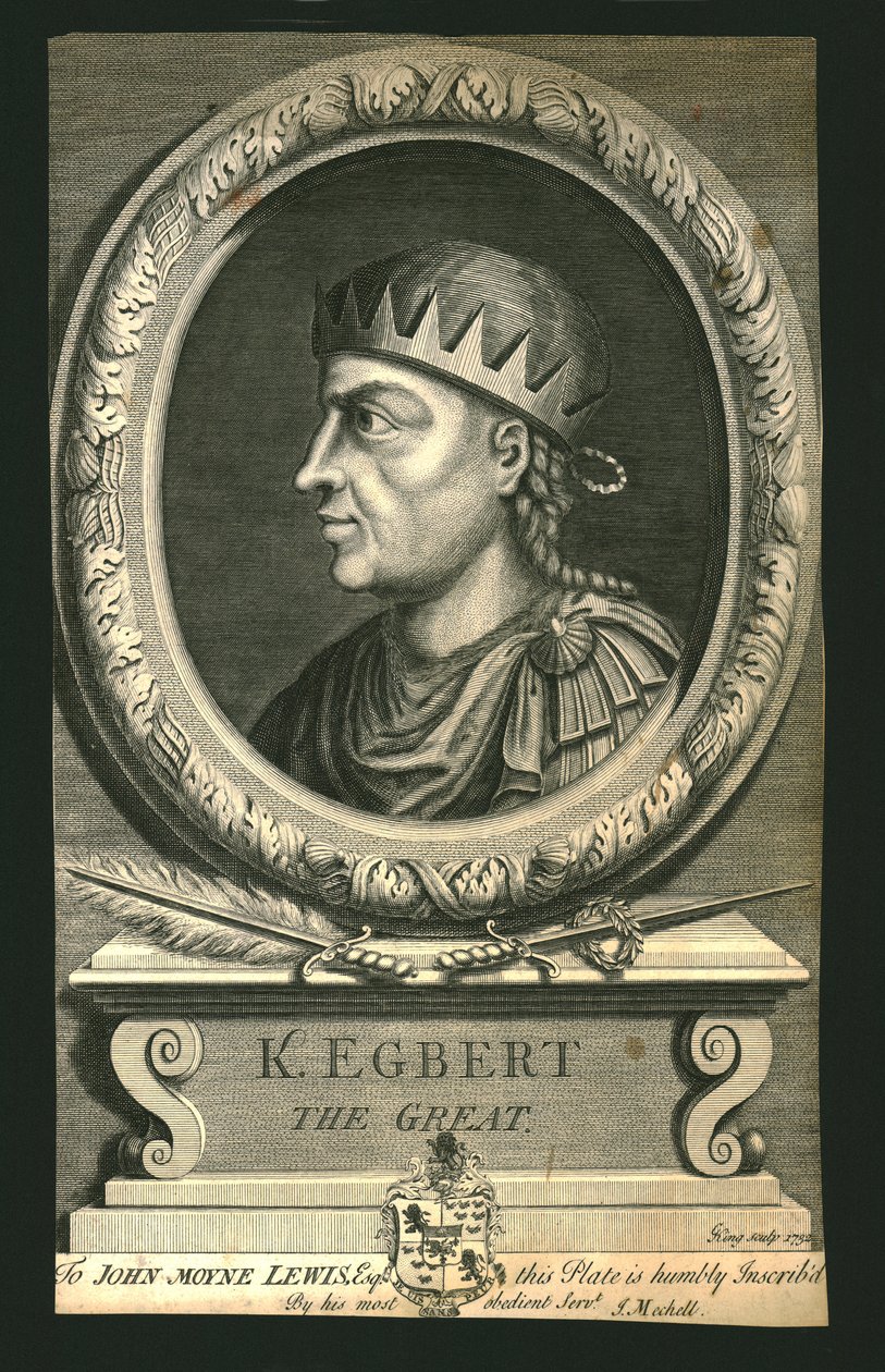 Koning Egbert de Grote, 1732 door G King