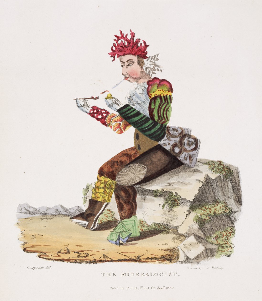 De Mineralogist, 1820 door G. Spratt