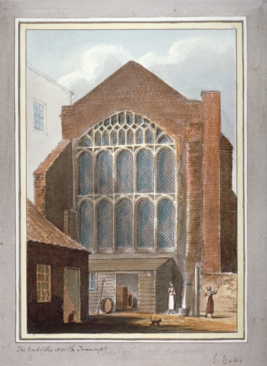 Southwark Cathedral, Londen, 1825 door G Yates