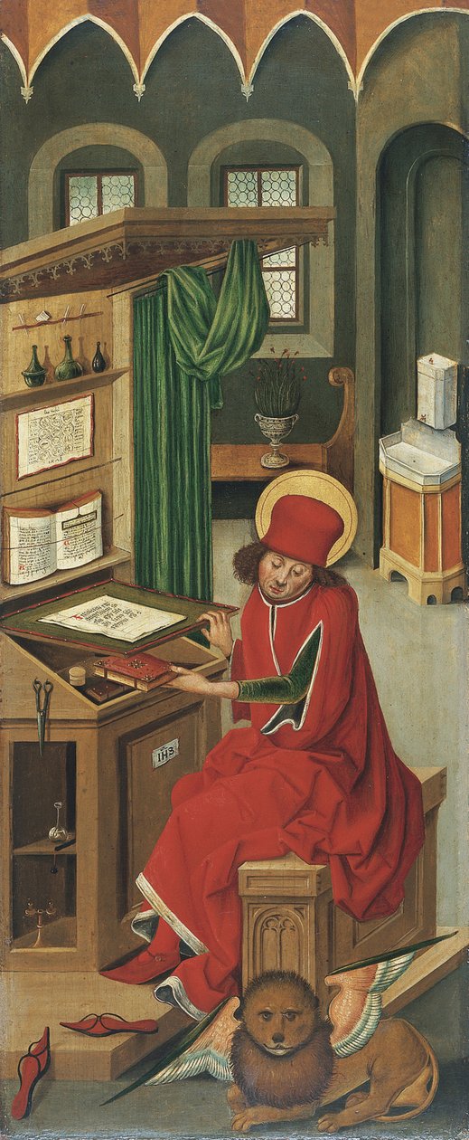 Sint Marcus de Evangelist, 1478 door Gabriel Mälesskircher