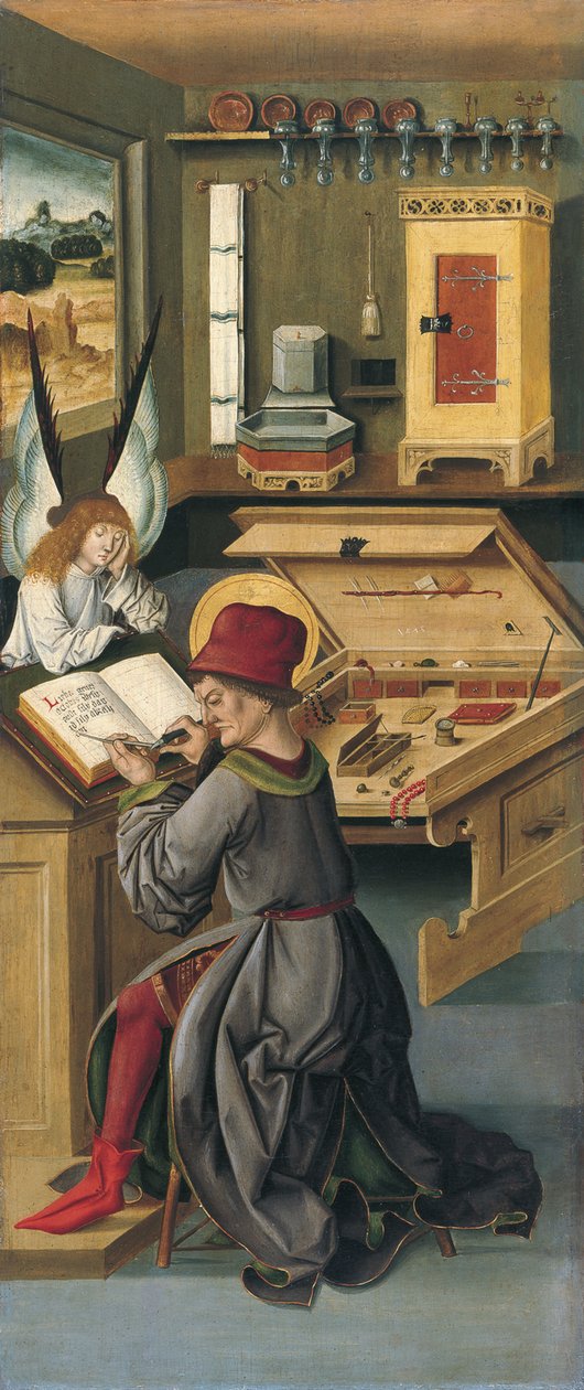 Sint Mattheüs de Evangelist, 1478 door Gabriel Mälesskircher