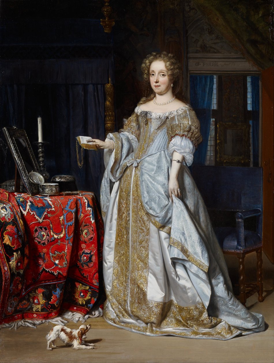 Lucia Wijbrants (1638-1719) door Gabriel Metsu