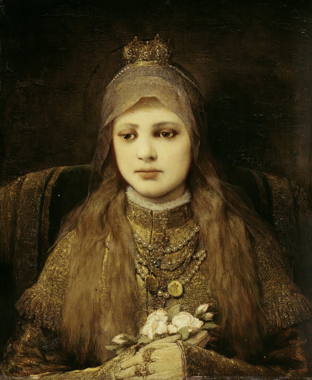 De Heilige Elisabeth als Kind door Gabriel von Max