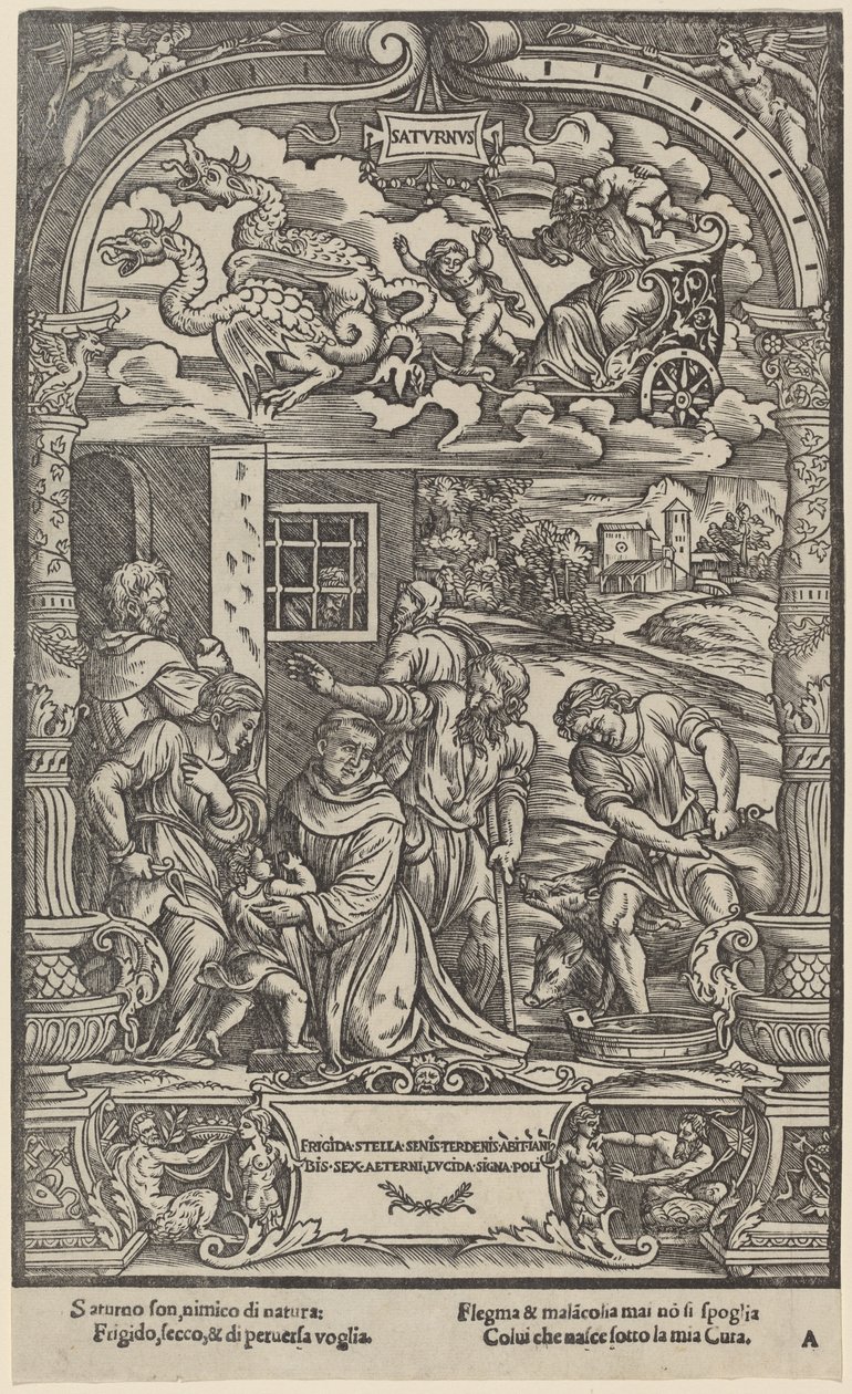 Saturnus door Gabriele Giolito de