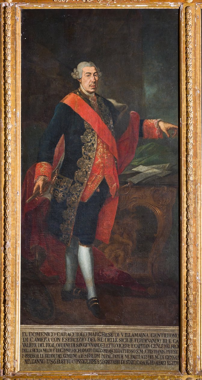 Onderkoning Domenico Caracciolo door Gaetano Mangano