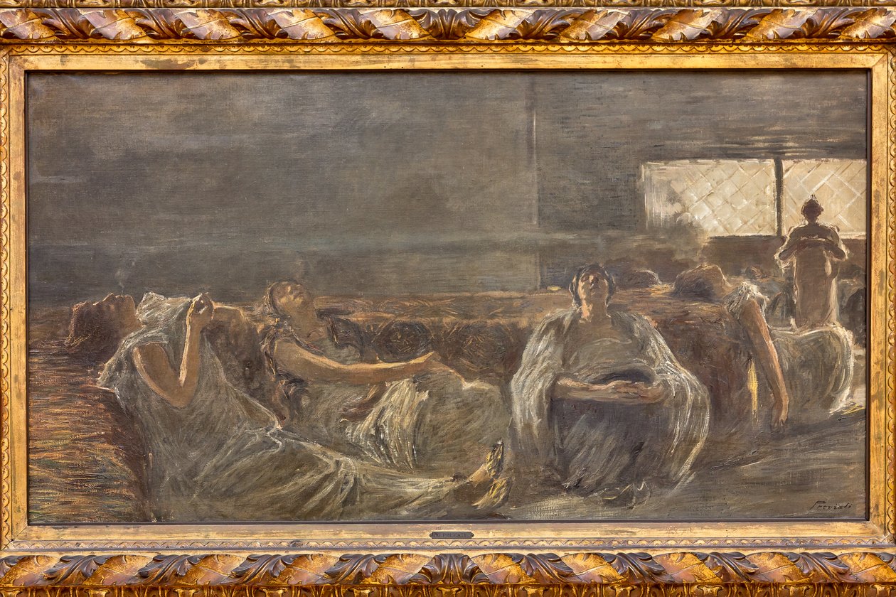 Hasjiesj: de opiumrokers door Gaetano Previati