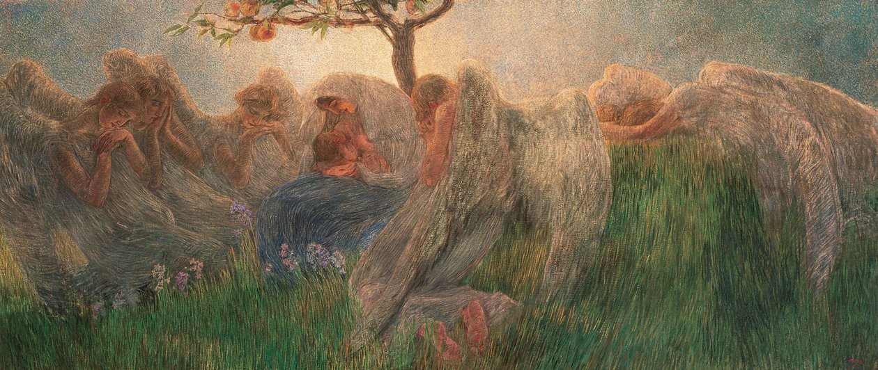 Moederschap door Gaetano Previati