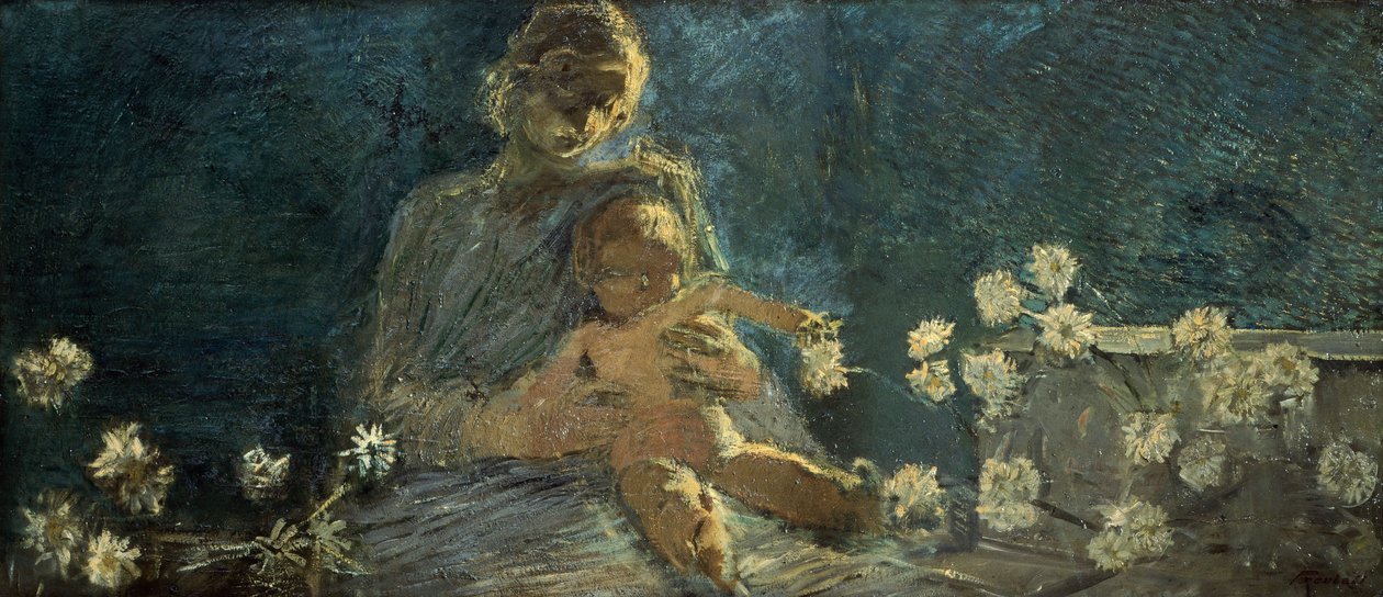 Onze Lieve Vrouw van chrysanten door Gaetano Previati