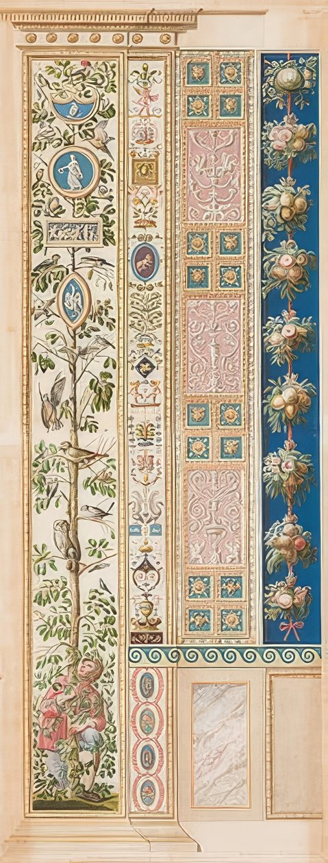 Pilaster Loggia VII (De vogelvanger) door Gaetano Savorelli
