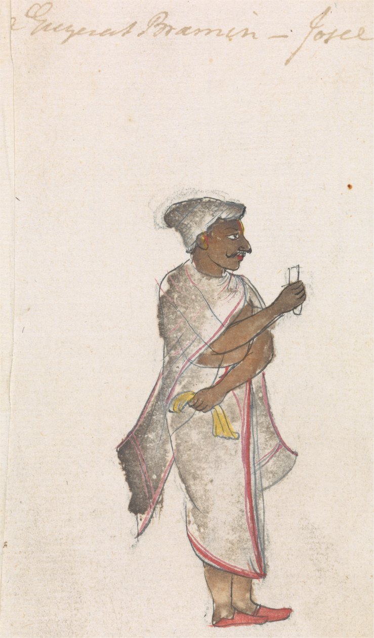 Een Gugerat Brahmaan door Gangaram Chintaman Tambat