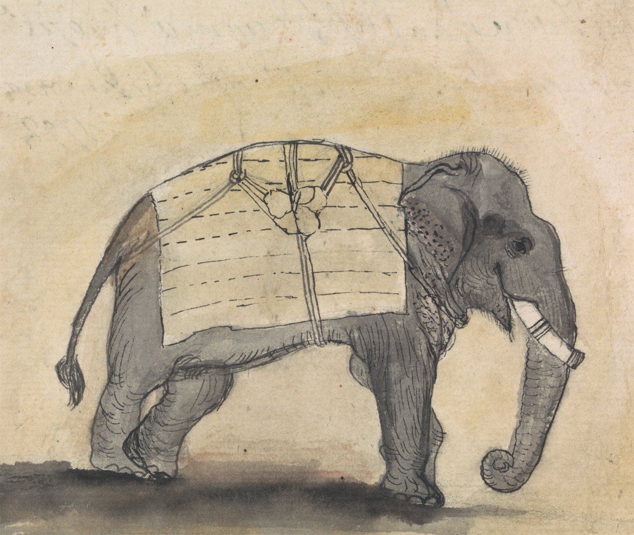 Olifant door Gangaram Chintaman Tambat